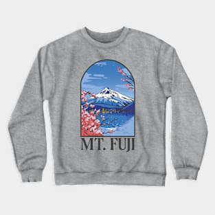 Beautiful Mt. Fuji. Landscape Crewneck Sweatshirt